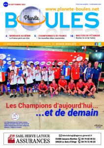 Parution du magazine Planète Boules n°51.            Avec, entre autres infos et reportages, l&rsquo;actualité récente du Jura, de l&rsquo;Yonne, de la Côte d&rsquo;Or et de la Saône et Loire …